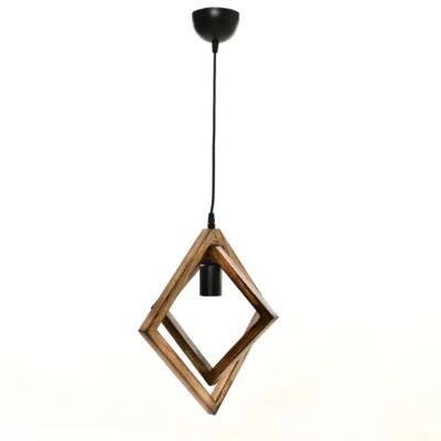 Alternative view of Φωτιστικό Μονόφωτο Καμμένου Ξύλου Ε27 Ντουί 601-Y