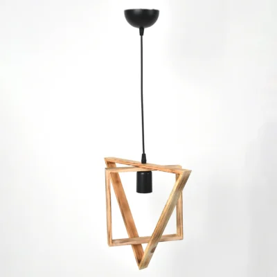 Φωτιστικό Μονόφωτο Καμμένου Ξύλου Ε27 Ντουί 0335