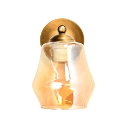 Alternative view of Φωτιστικό Επίτοιχο Με Μελί Γυαλί 1xE27 4310-1APL