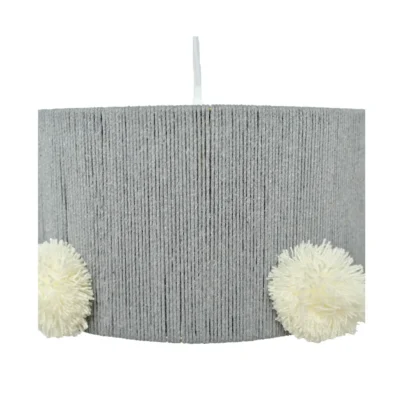 Alternative view of Κρεμαστό Φωτιστικό οροφής σε Λευκό και Γκρι Χρώμα, με Χειροποίητη Κατασκευή