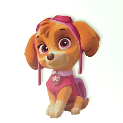 Παιδικό Φωτιστικό Επίτοιχο Paw Patrol Με Μπαταρία 6000