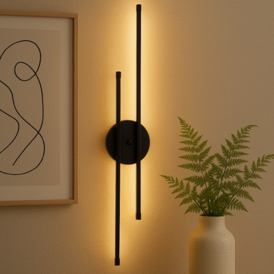 Alternative view of Απλίκα LED τοίχου σε μαύρο χρώμα TR711