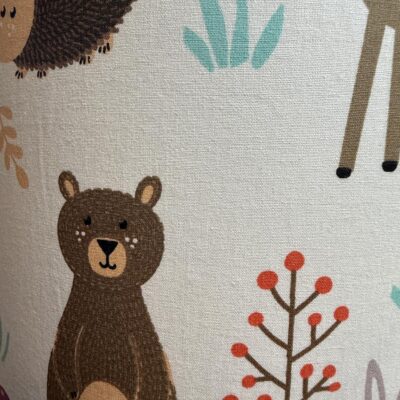 Alternative view of Κρεμαστό Φωτιστικό Παιδικού Δωματίου Υφασμάτινο Με Διάφορα Ζώα Και Με Φυτά