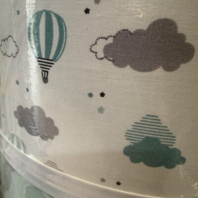 Alternative view of Κρεμαστό Φωτιστικό Παιδικού Δωματίου Υφασμάτινο Με Αερόστατο και σύννεφα